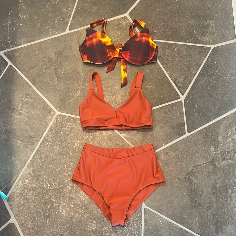 CAMI and JAX, two piece swimsuit with extra top.